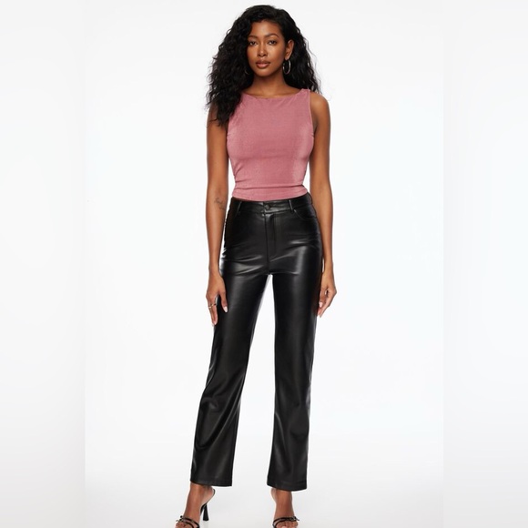 Slinky Cowl Back Top in Dusty Pink - Picture 3 of 3